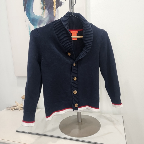 [ JOE FRESH] boys size Medium,( 7-8) long sleeve button down cardigan jacket. - Picture 10 of 16